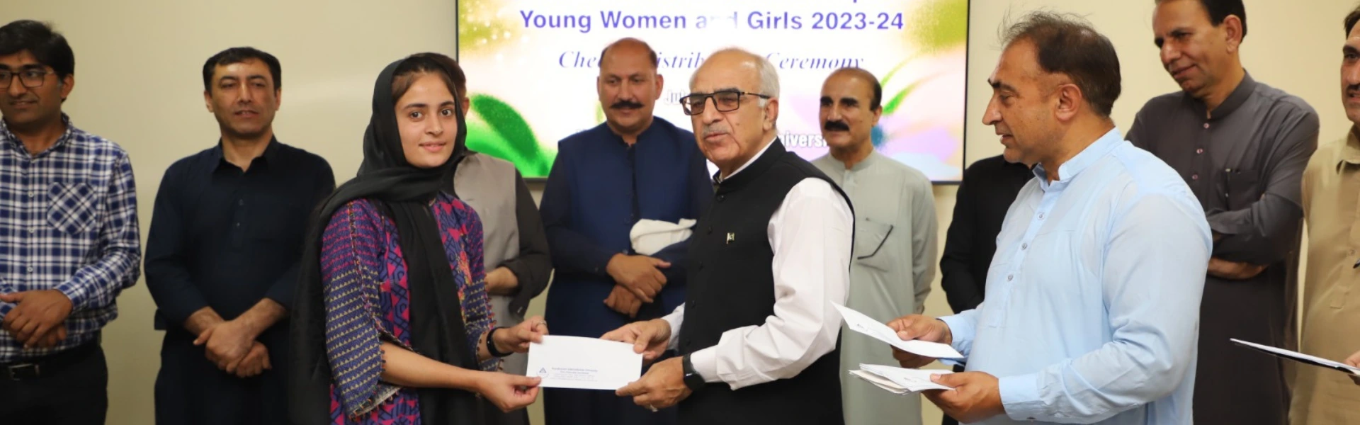 HEC Need Based Scholarship Cheque Distribution