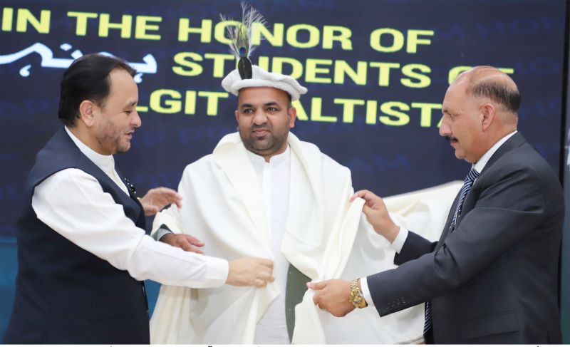 Under the Chief Minister Punjab Honhaar Scholarship Program, scholarships worth more than Rs. 60 million were distributed among 479 deserving and talented students, including 255 students of Karakoram International University main and its sub campuses. 
